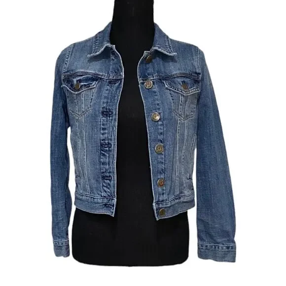 J. Crew Classic Fit Indigo Denim Jacket size XS - Picture 1 of 5